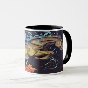 Horse Jump Abstract Graffiti Design Mug