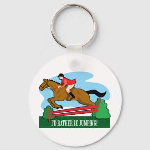 Horse Jump Key Ring