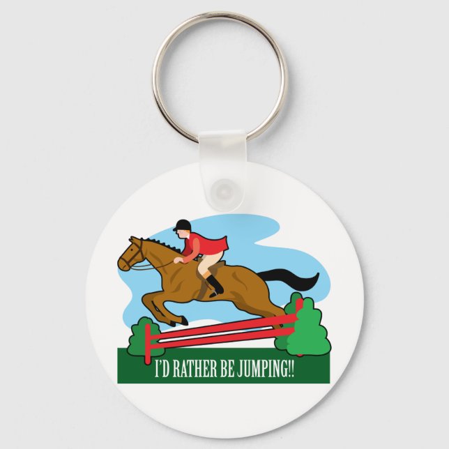 Horse Jump Key Ring (Front)