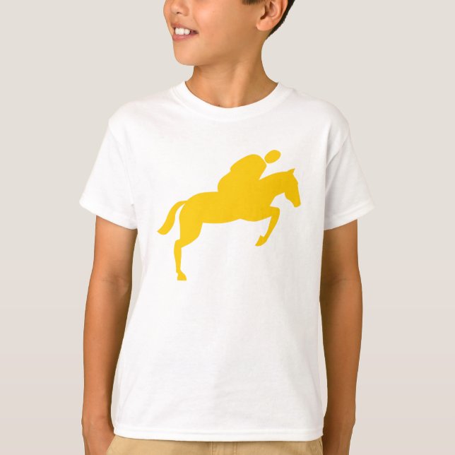 Horse Jumping - Amber T-Shirt (Front)