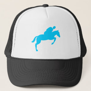 Horse Jumping - Sky Blue Trucker Hat