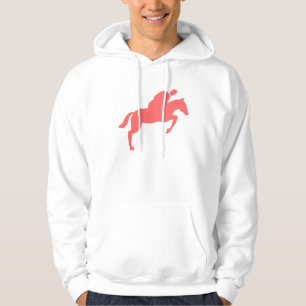 Horse Jumping - Tropical Pink Hoodie