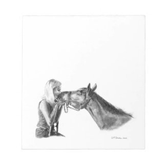 Horse Kisses Notepad