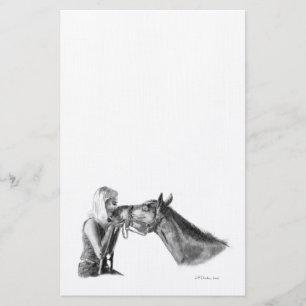 Horse Kisses Stationery