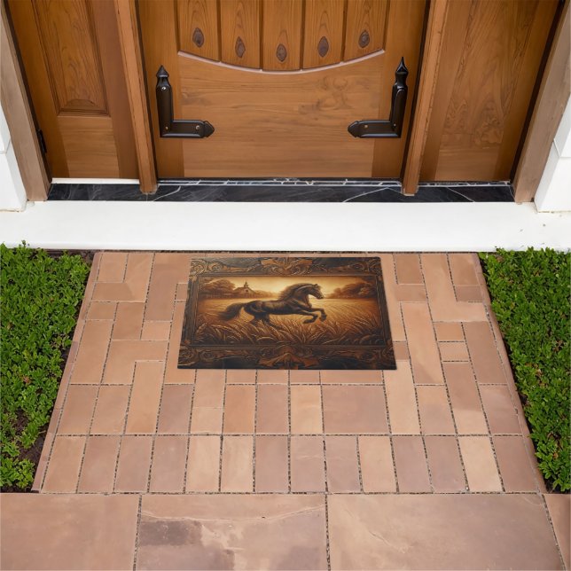 Horse Leather Door Mat (Outdoor)