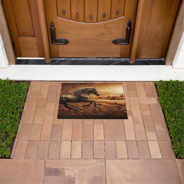 Horse Leather Doormat (Outdoor)