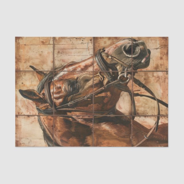 Horse Life Tissue Paper (Front)