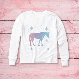 Horse Long Sleeve Shirt Girls– Winter Horse