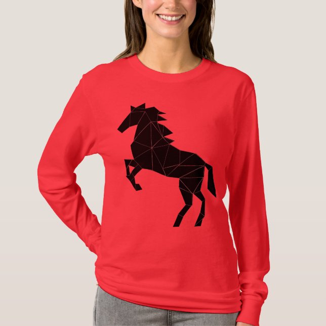 Horse long sleeve T-Shirt (Front)