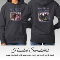 Horse lover 2 photo equestrian purple grey