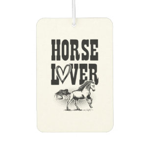 Horse lover car air freshener