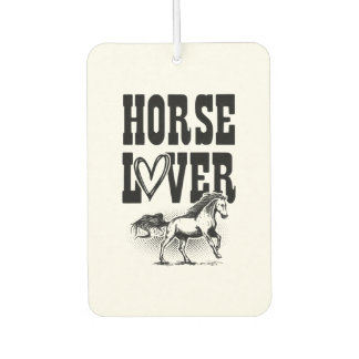 Horse lover car air freshener