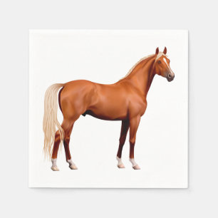 Horse Lover Country Western Pony Equestrian Party Napkin