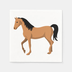 Horse Lover Country Western Pony Equestrian Party Napkin