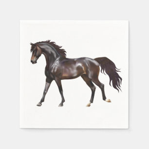Horse Lover Country Western Pony Equestrian Party Napkin