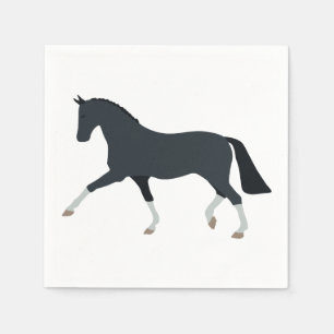Horse Lover Country Western Pony Equestrian Party Napkin