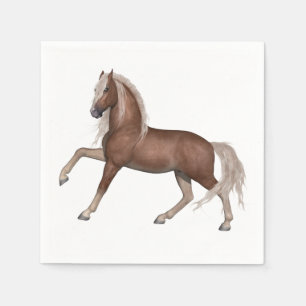 Horse Lover Country Western Pony Equestrian Party Napkin