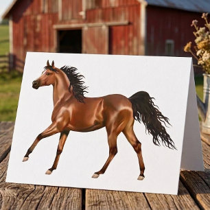 Horse Lover Country Western Thinking of You Card