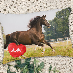 Horse Lover Create Your Own Pet Photo Keepsake Decorative Cushion