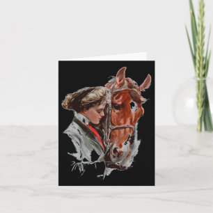 Horse Lover Gift For Girls Women Who Love Horses  Card