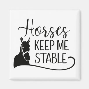 Horse Lover Gift Funny Equestrian Horseback Riding Magnet