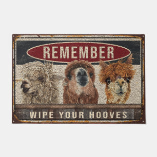 Horse Lover Gift, Vintage Horse Pattern Doormat