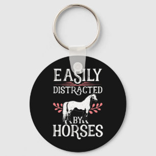 Horse Lover Gift Women Equestrian Girl Horseback R Key Ring