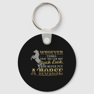 Horse Lover Gift Women Equestrian Girl Horseback R Key Ring