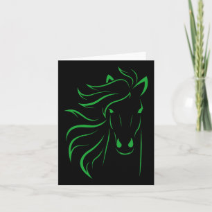 Horse Lover Gifts Womens Equestrian Men Horseback Card