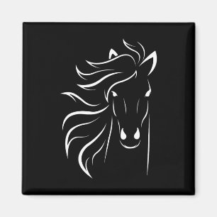 Horse Lover Gifts Womens Equestrian Men Horseback  Magnet