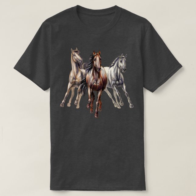 Horse Lover Girl Equestrian Rodeo Farm Women  T-Shirt (Design Front)