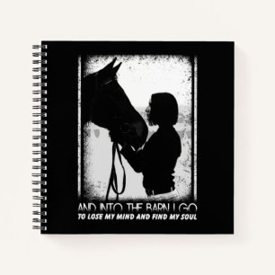 Horse Lover   Horse and Girl Notebook