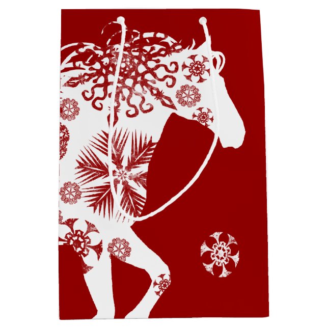 Horse Lover Medium Gift Bag (Front)