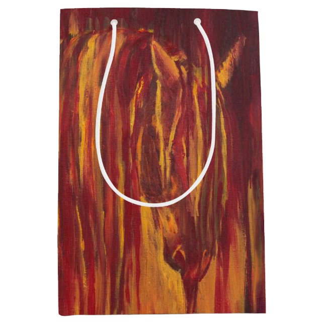 Horse Lover Medium Gift Bag (Front)