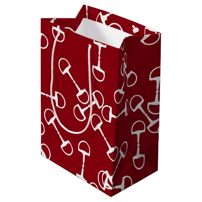 Horse Lover Medium Gift Bag (Back Angled)