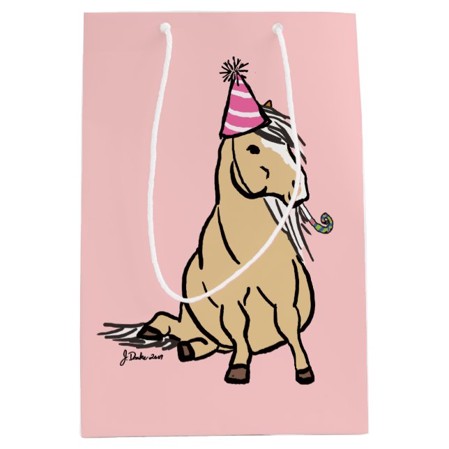 Horse Lover Medium Gift Bag (Front)