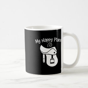 Horse Lover My Happy Place Saddle Equestrian Teen  Coffee Mug