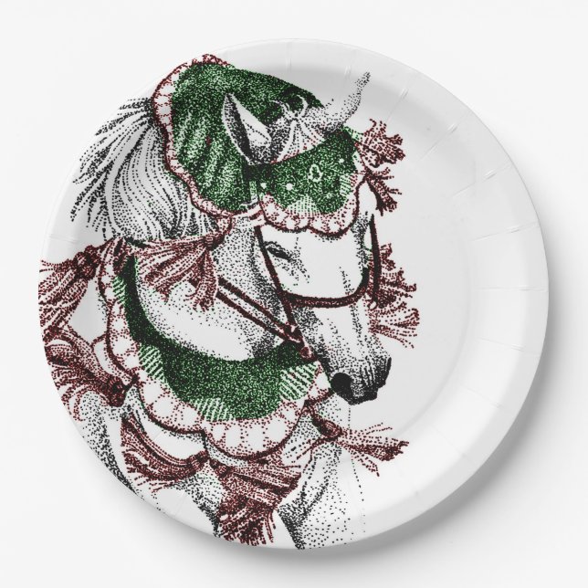 Horse Lover Paper Plate (Front)