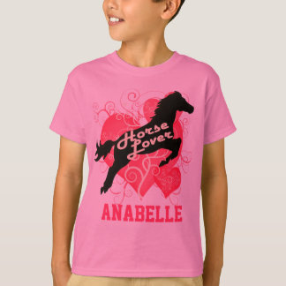 Horse Lover Personalised Anabelle T-Shirt