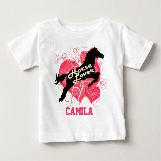 Horse Lover Personalised Camila Baby T-Shirt