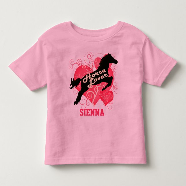 Horse Lover Personalised Sienna Customised Shirt (Front)