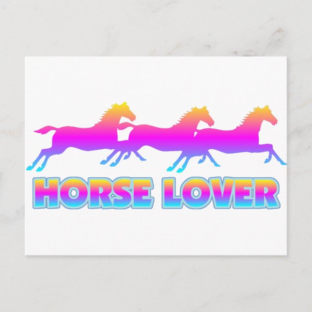 Horse Lover Postcard (Front)