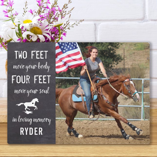 Horse Lover Quote Equestrian Memorial Plaque (Creator Uploaded)