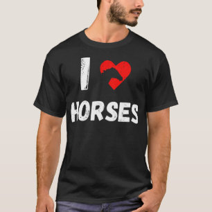 Horse Lover Quote, I love sports tina martin  T-Shirt