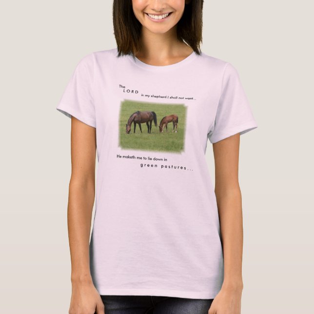 Horse Lover Scripture Tee (Front)
