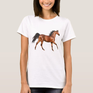 Horse Lover, Stallion, Horses Equestrian Cowgirl T-Shirt