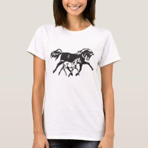 Horse Lover, Stallion, Horses Equestrian Cowgirl T-Shirt