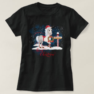 Horse Lovers Christmas North Pole T-Shirt