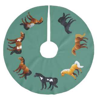 Horse Lover's Christmas Tree Skirt
