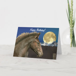 Horse-lover's Equine Animal-lover's Gift Card